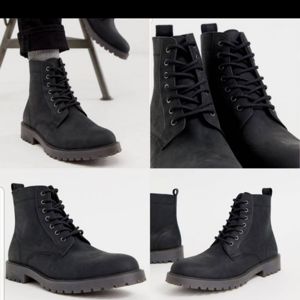Black Leather Boots
